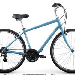 MSRP 750$ , Brand new, Blue IZIP Alki 2- 24 Speed Hybrid Bike, Size -