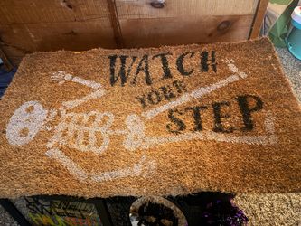 Halloween door mat