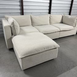 Albany Park Cloud Couch With Ottoman