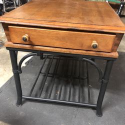 End Table With Storage