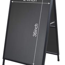 Sturdy A FRAME SIDEWALK SIGN. NEW