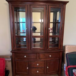 China cabinet , Solid Wood 