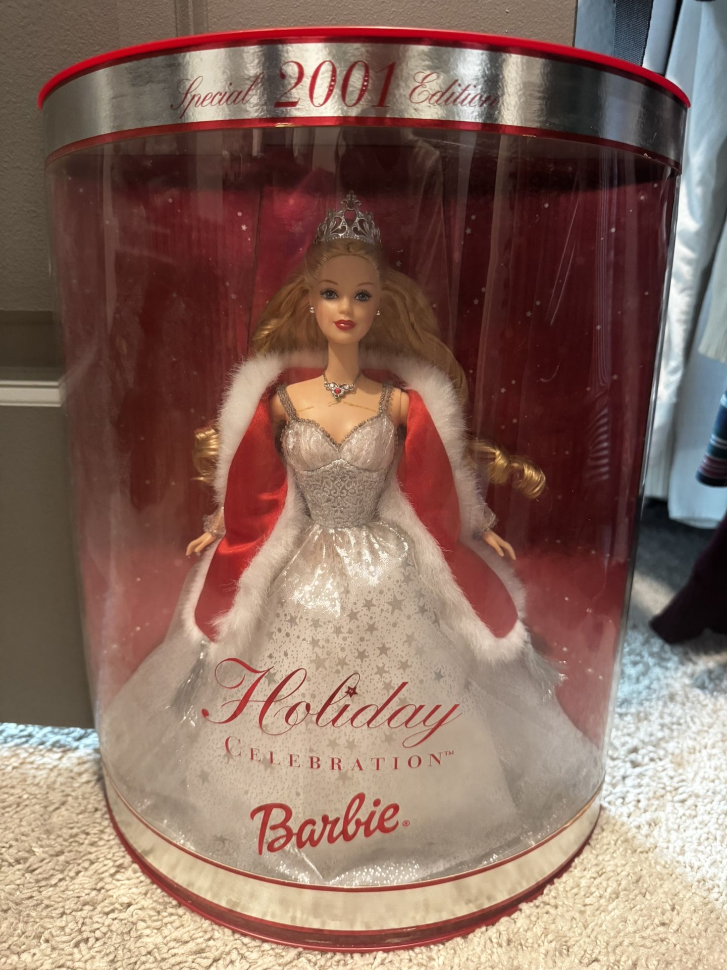 Mattel Holiday Celebration 2001 Barbie Doll