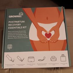 GROWNSY Postpartum Essentials Recovery Kit for Women After Birth, Postpartum Kit for Labor Delivery,
