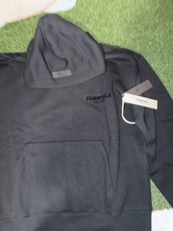 Essentials Fear Of God hoodie size Extra Large color black