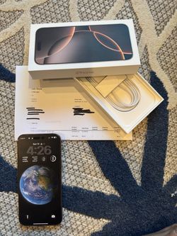 Unlocked iPhone 16 Pro Max - 256gb Dessert Gold Like New