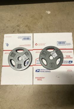 CAP 5LB Weight Plates for 1 Inch Holes - Set of 2