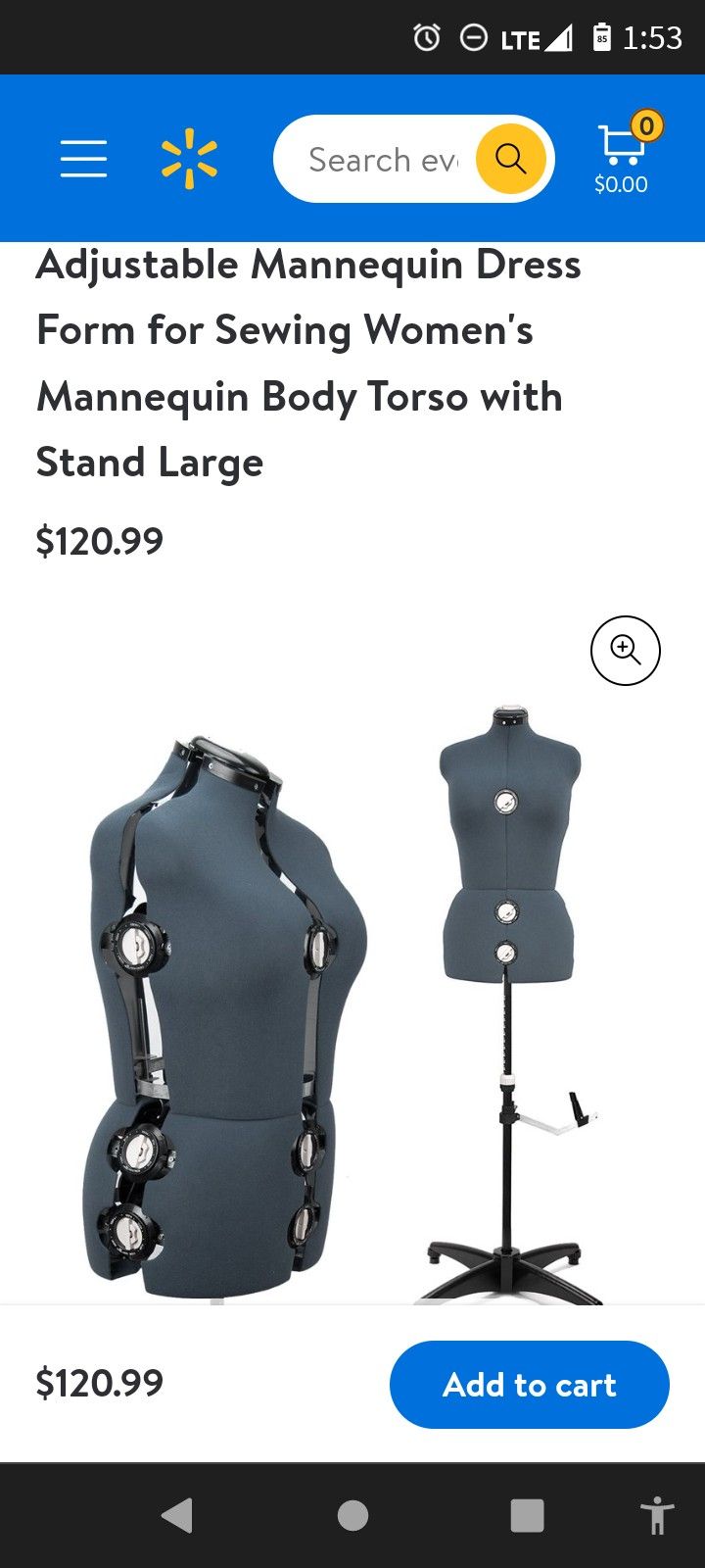 Adjustable Mannequin Dress Form for Sewing