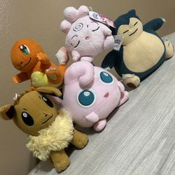 Pokemon plushies