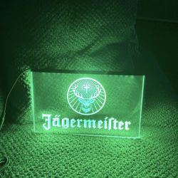 Brand New Jäegermeister LED sign 