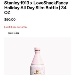 Stanley Slim Bottle