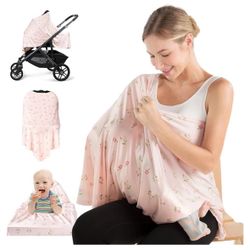 Pink multi use nursing cover