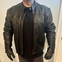 Men’s Riding Jacket/Genuine Leather XL 