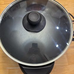 Large electric wok