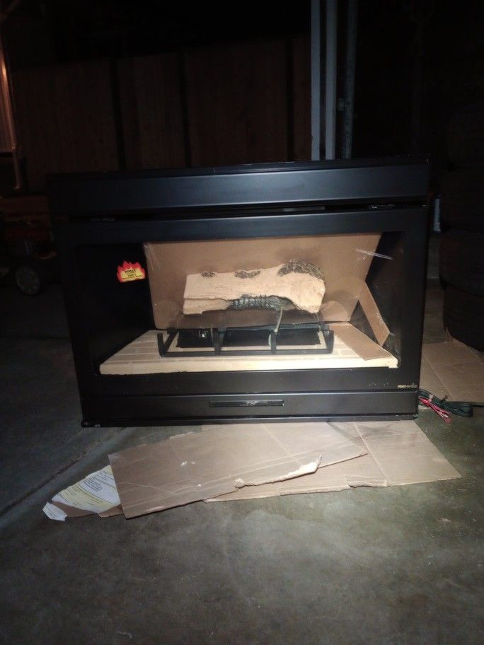 Heat And Glow Vented Gas Fireplace Heater Insert