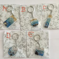 Beach Resin Keychains