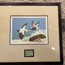 Jackson Abbott Federal Migratory Bird Hunting Stamp Print **Rare First Edition**