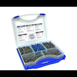 Kreg SK03 1" to 2-1/2" Square Drive Round Head Pocket-Hole Screw Kit (675-Pack)