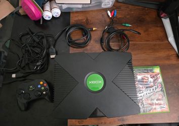 Original Xbox Console Bundle  & Cables
