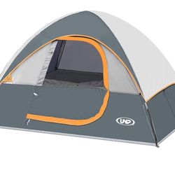 Camping Tent 4 Person, Waterproof Windproof Tent with Rainfly Easy Set up-Portable Dome Tents for Camping