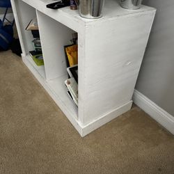 TV stand and bookcase