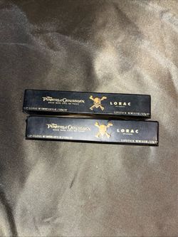 Lorac Pirates Of The Caribbean Dual Ended Lip Gloss Lipstick Duo both for $20