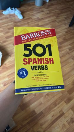 Barron’s 501 Spanish Verbs 8th Edition 