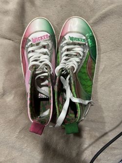 WICKED Movie Musical HIGH TOP SNEAKERS Shoes by Ground Up Women's Girls Size 7