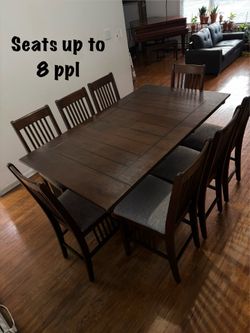 Dining Set - 9 pc Counter Height