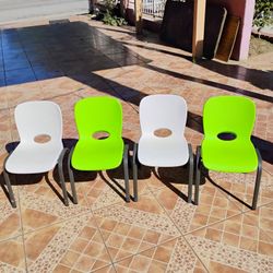 4 ...Set Kids Chairs 