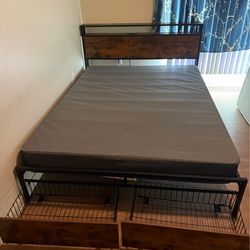 Oakwood Dresser and Queen Bed Frame