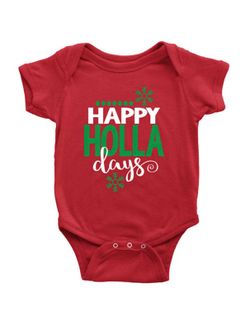 First Christmas Onesie for Baby Boys and Girls, Merry Christmas Outfit