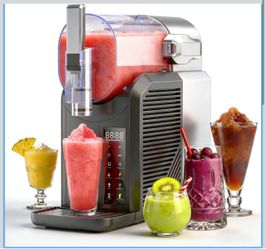 Slushie Machine, 2L/68oz Slushy Machine for Home & Party Frozen Drink Machine with Self‑Cleaning, No Ice Needed, Ideal for Margaritas, Frappés, Milksh
