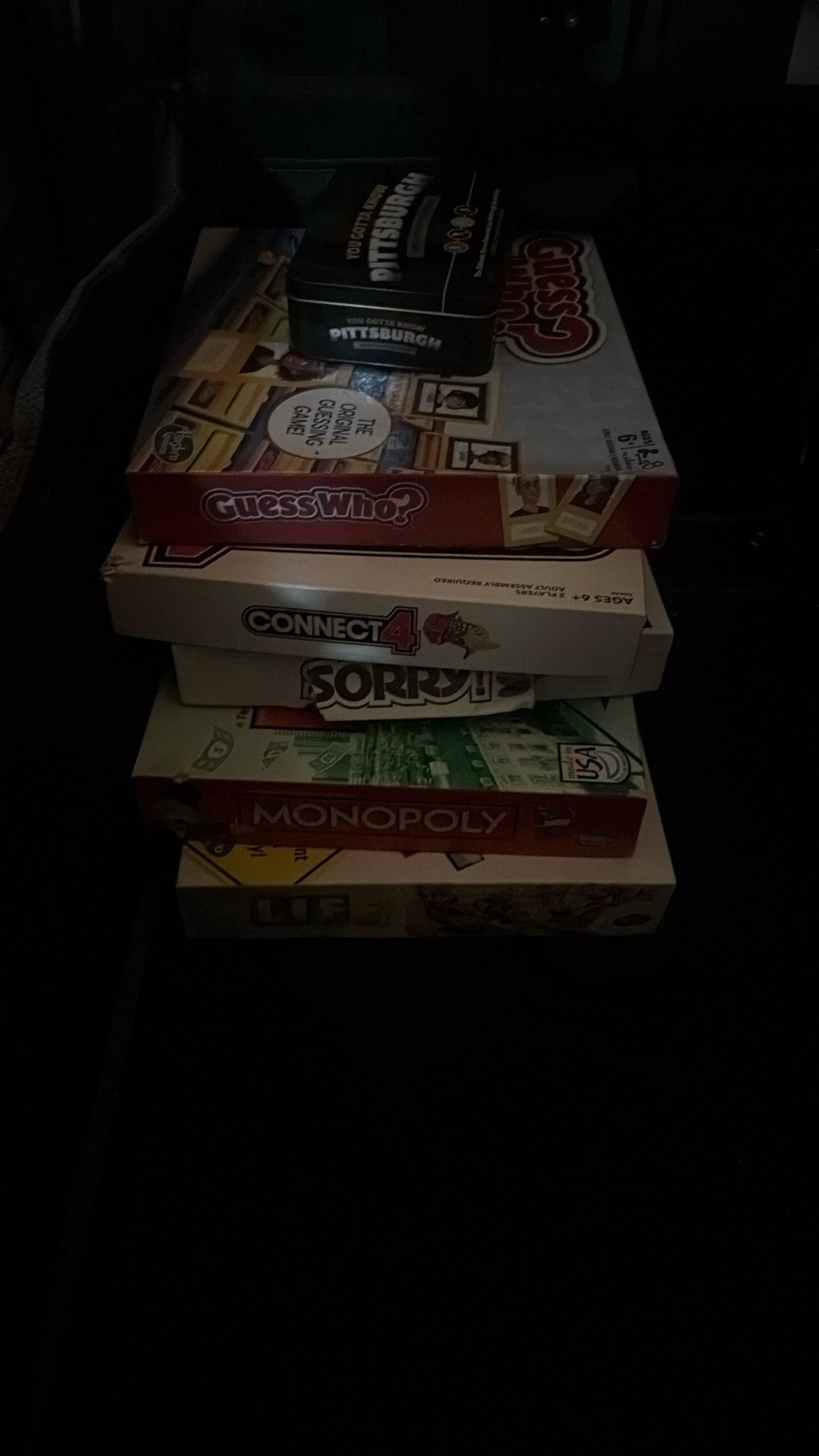 Guess Who Connect 4 SORRY Monopoly And LiFE