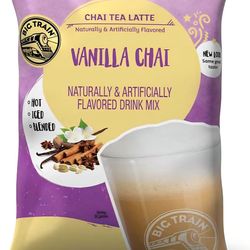 Big Train Chai Tea Latte Mix, 3.5 lb Bag - Vanilla Chai