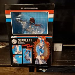 Kotobukiya G.I. Joe Bishoujo Series Sky-Blue Color SCARLETT Statue * NEW