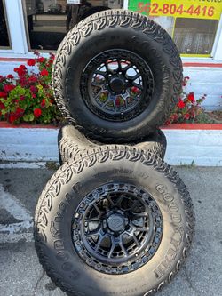 🔥✅💯vendo rines nuevos 17x9 de ancho de 6-139.7 lugs con llantas 315:70/R17 Goodyear ✅🔥💯