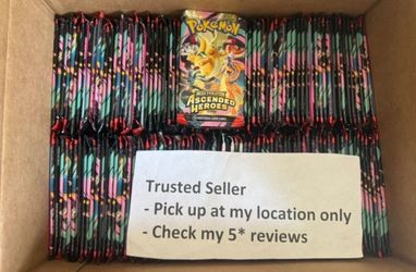 $12.75 each - Pokemon Trading Card Game: Ascended Heroes booster pack