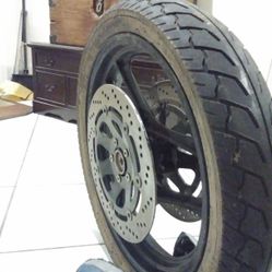 Suzuki  Yamaha FJ1100 Front Wheel Rim Mag Wheel J18xMT2.75 OEM  With Rotors 