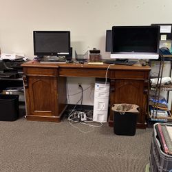 Antique Wooden Desk (High-Top)