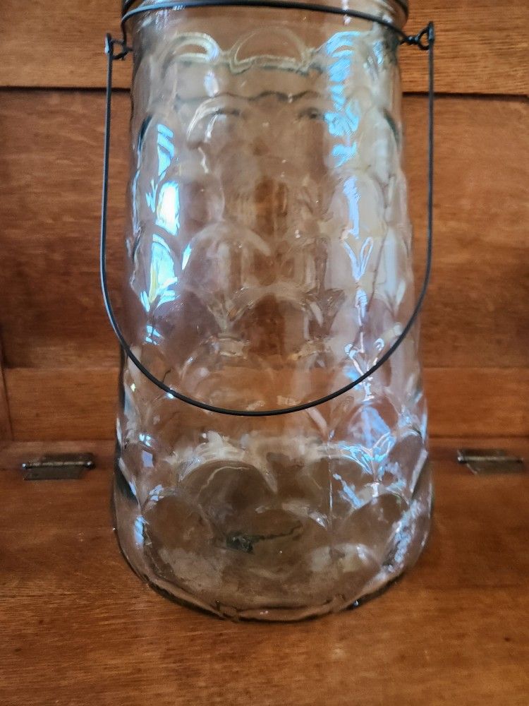 Beautiful Glass Lantern/Candle Holder/Vase. Like Mew Condition. Dimensions In Pics.  $15 cash. Higley/Southern pickup. 