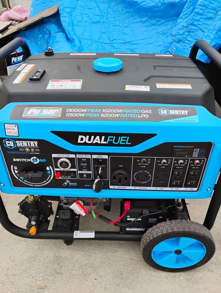 Generator Pulsar Dual Fuel 13000watt
