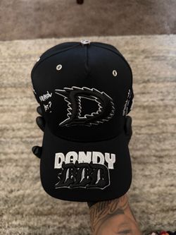 Dandy hats Ltd Black Embroidered Snapback Hat