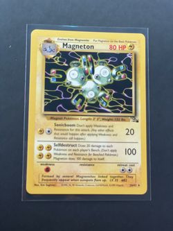 Pokémon - Magneton Non-Holo 26/62 Fossil Set - Excellent Condition!