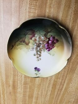 Vintage J & C "Louise" Grape Saucer Bavaria