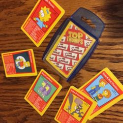 The Simpsons Top Trumps collectible competitive compulsive Card Game