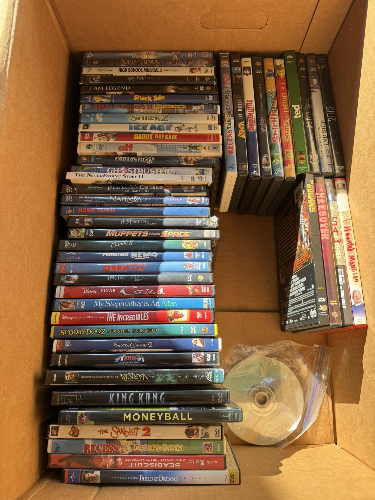 50 Classic DVDs Bulk (Harry Potter & More)