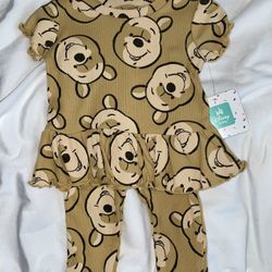 New Winnie The Pooh Baby Outfit 
