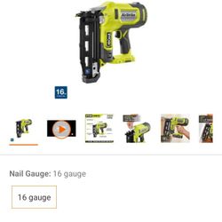 Ryobi 18V Straight Finish Nailer