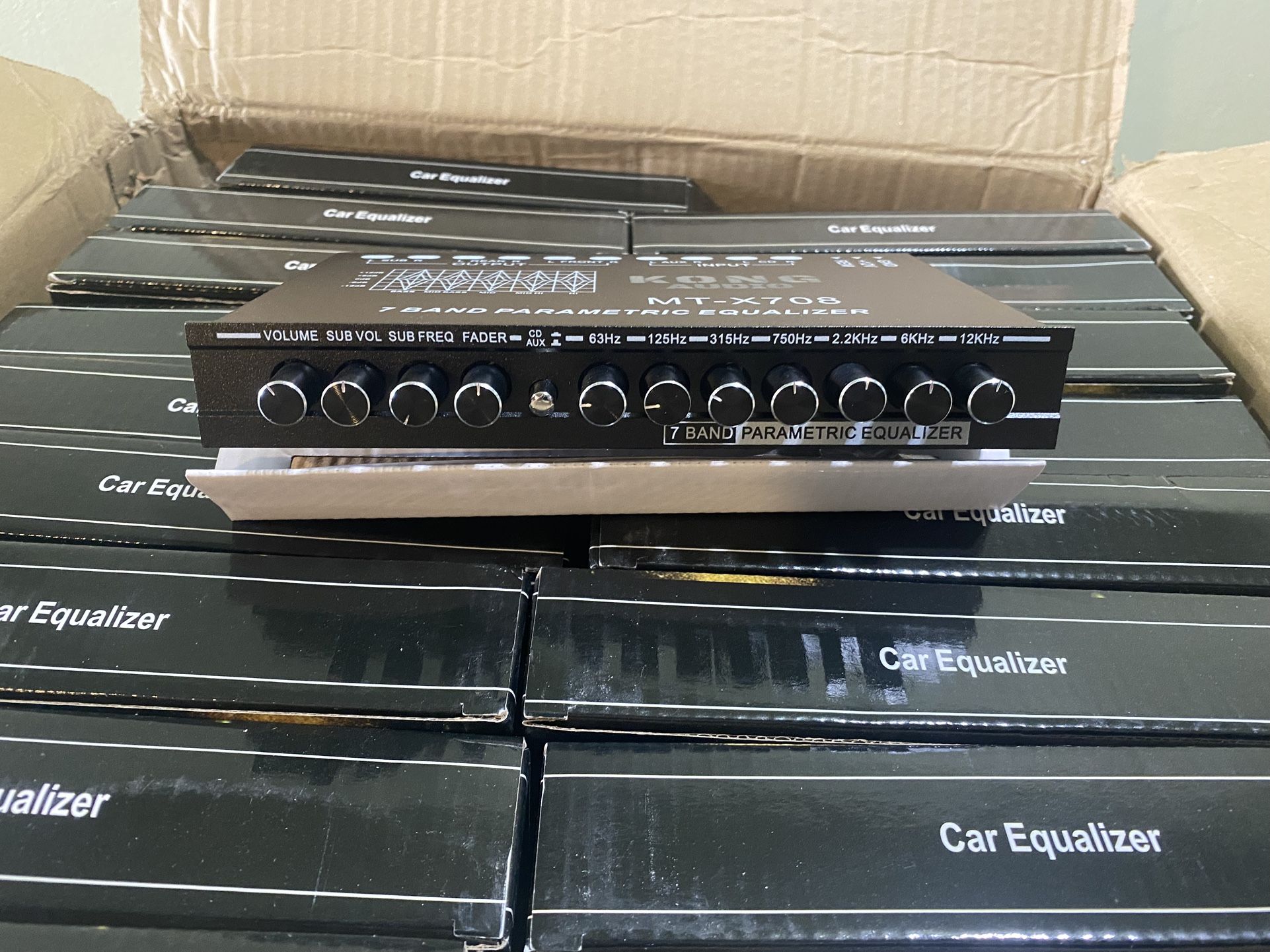 New Kong Audio 7 Band Car Audio Equalizer $40 Each
